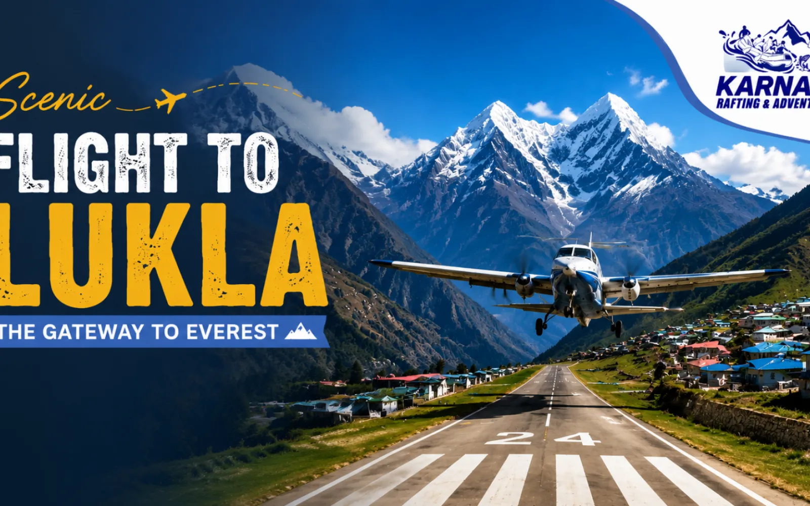 Scenic Flight to Lukla: Experience the Thrill of Tenzing-Hillary Airport and Himalayan Views