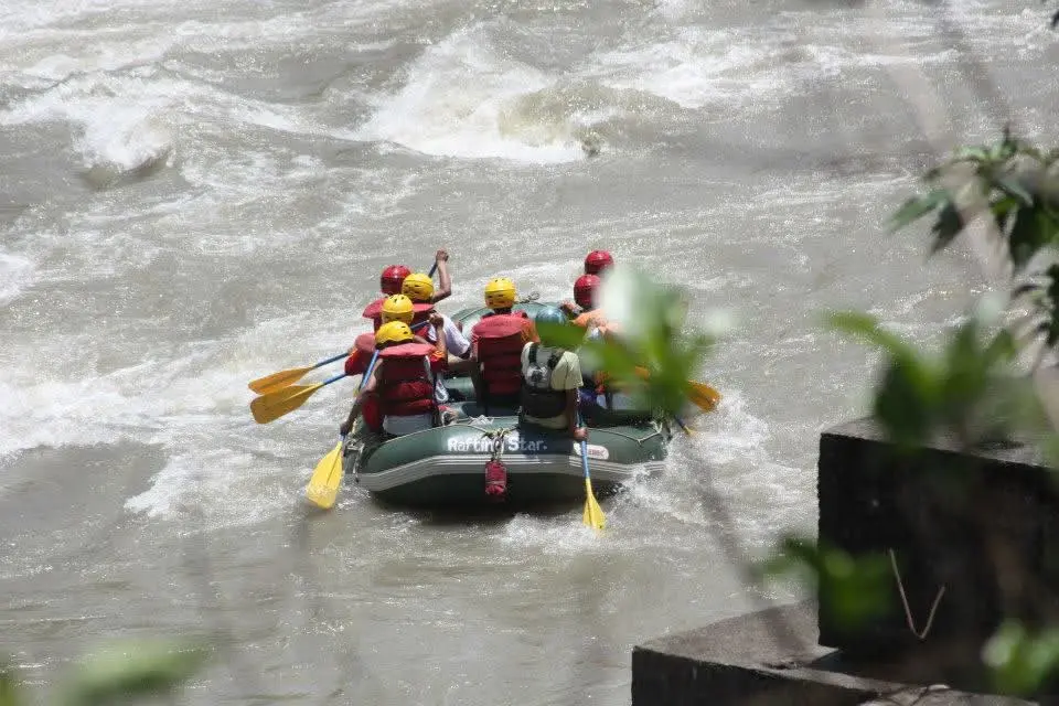 Rimna Ghat confluence of Sani Bheri and Thuli Bheri rivers in Nepal