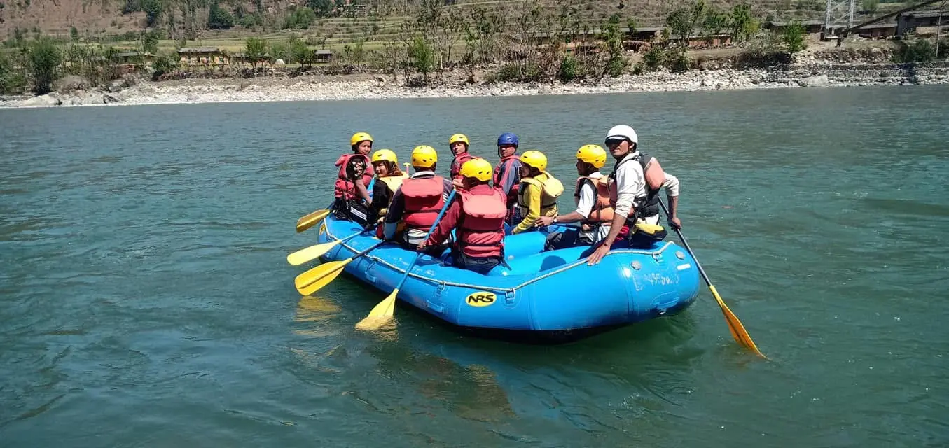 Seti Karnali rafting, 2-day rafting Nepal, Dipayal rafting, Budhiganga confluence rafting, Nepal whitewater rafting trips, rafting near Bardia National Park
